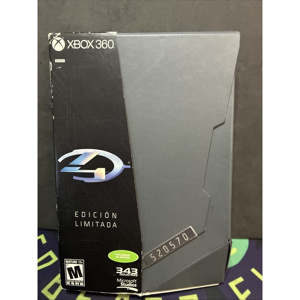 Halo 4 Limited Collector's Edition Xbox 360 2 Disk Set W/Extras Steel Book